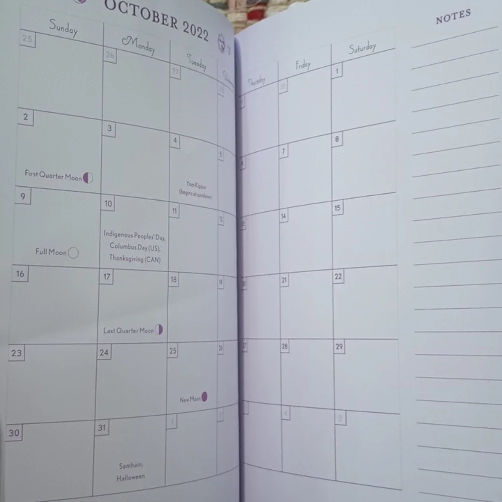 Modern-Day Witch Wheel of the Year 2023 17-Month Planner
